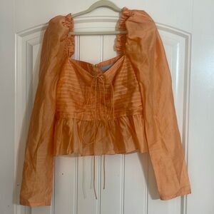 Antonio Melanie orange blouse